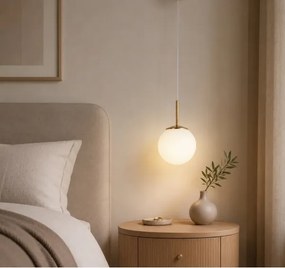 Brilagi - MILO kábeles függőlámpa 1xE27/60W/230V aranyszínű