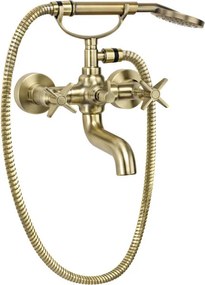 Temisto BRASS kád csaptelep zuhanyszettel