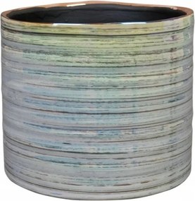 Didi kaspó Pearl Blue H13 cm elegáns kerámia növénytakaró