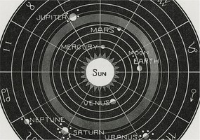 Dekoratív Fotótapéta Furnér Flizelin Kozmikus diagram 208x146 Ragasztó