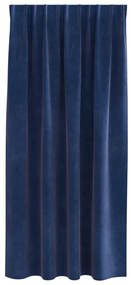 Függönyök függönyökkel 2 pcs Sötét kék 140 x 175 cm Bársony