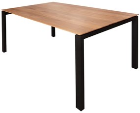 AMI nábytek Dayton tölgyfa összecsukható asztal 90x160-220 cm Dayton matt tölgyfa