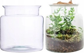 Befőttesüveg Erdő Befőttesüveg erdő üveg váza dekoráció H:19cm D:19cm