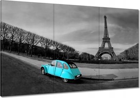 Festmények 120x80 Eiffel-torony Türkiz