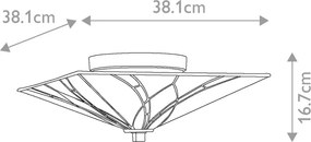 Quoizel ASHEVILLE QZ-ASHEVILLE-F Süllyesztett mennyezeti lámpa 2x60W/E27