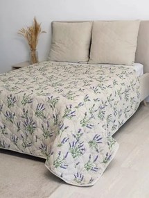 Lenvászon steppelt paplan ágytakaró Len (színek, méretek) Lengyel gyártás