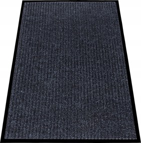 Lábtörlő Szőnyeg Nagy Fekete Ajtó Elé Csúszásgátló Lábtörlő 80x120cm