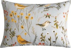 Mikroszálas párnahuzat SPRING BIRDS 50x70 cm, színes kivitel