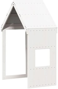 fehér tömör fenyőfa gyerekágytető 55 x 84 x 132 cm