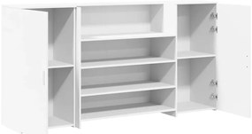 vidaXL recepciós pult fehér 200x50x103,5 cm szerelt fa