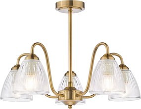 Dar Lighting modern csillár glynis csiszolt bronz dargly5463
