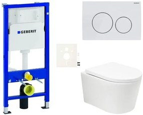 Fali wc szett SAT BREVIS könnyűszerkezetes falakba / falsík előtti SIKOGESBRTORD20