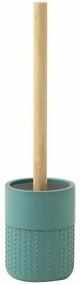 GEDY TH3347 Thea álló WC-kefe, zöld/bambusz