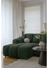 Sötétzöld sarokkanapé (bal oldali-heverő résszel) Shell – Miuform