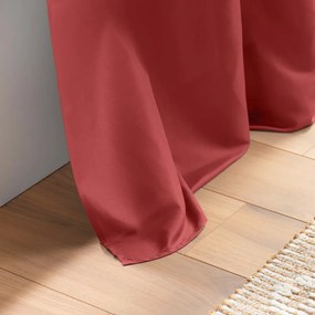 Piros mikroszálas függöny 140x260 cm Absolu – douceur d'intérieur