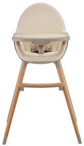 KINDERKRAFT - Gyermek étkezőszék 2v1 FINI2 bükkfa/bézs