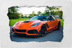 Plakátok 60x40 narancssárga autó
