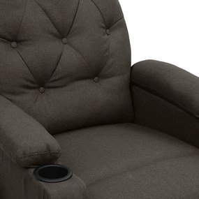 tópszínű szövet felállást segítő fotel