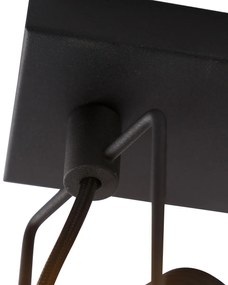 Okos spot fekete, 2 db Wifi GU10-es izzóval - Suplux