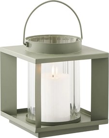 Fém-üveg lámpás (magasság 20,5 cm) Lohals – House Nordic