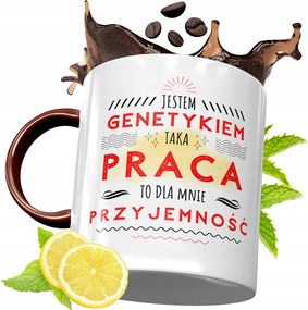 Narancssárga Bögre Genetikusoknak Ajándék fényképes nyomattal