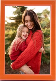 Képkeret 13x18 keskeny narancssárga-39