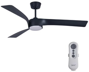 Lucci air Lucci air 213358 - LED Dimmelhető ventilátor LINE 1xGX53/12W/230V fekete + távirányító FAN00261