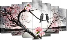 Festmények 140x80 Szerelmes találkozás Madarak