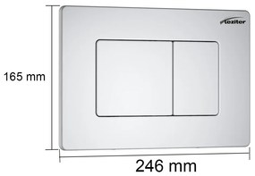 Roya 011W falba építhető WC tartály szett