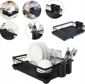 Edénytartók Csepegtető Nagy Szárítótálca Álló edények Tányérok Evőeszközök
