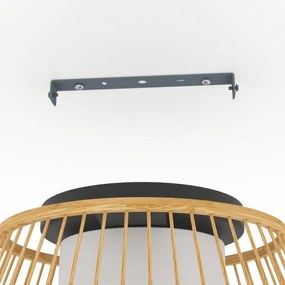 Eglo 390232 - Mennyezeti lámpa MONTERROSO 1xE27/40W/230V bambusz