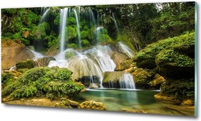 Fotó üvegkép Tengerpart a Maldív-szigeteken 125x50