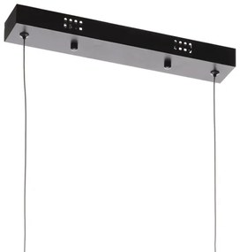 ONLI - LED Csillár zsinóron ONDA LED/30W/230V 4000K fekete