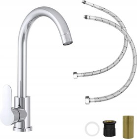 Konyhai Mosogató Csaptelep Álló Mosogató Csaptelep Deco Króm