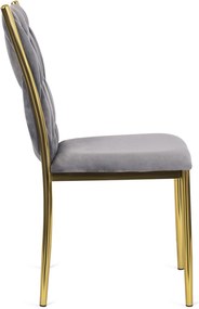 Szürke Bársony Étkezőszék. DAN