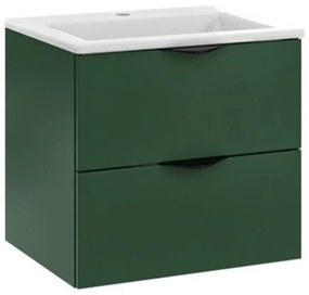 Mirano Vera II fürdőszobabútor + mosdókagyló + szifon - 50 cm (zöld)