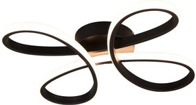 TRIO 645610132 FLY Modern LED Mennyezeti Lámpa Fekete LED IP20