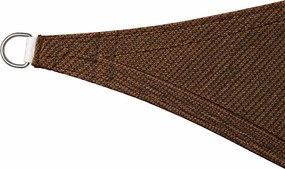 Napvitorla - árnyékoló teraszra, négyszög alakú 3x4 m Kávé színben - HDPE anyagból