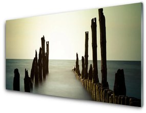 Üvegkép Sea Sun Landscape 125x50 cm
