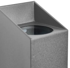 Nordlux - Kültéri fali lámpa NICO 2xGU10/35W/230V IP54 antracit