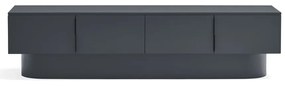 Antracitszürke TV-állvány 200x50 cm Totem – Teulat