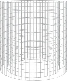vidaXL horganyzott vas gabion tűzrakó Ø 100 cm