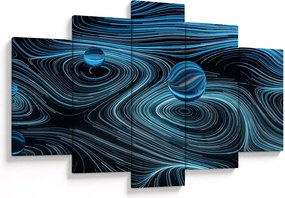 Absztrakt képet (150x105 cm)