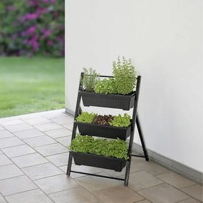 Fém virágtartó állvány (magasság 85 cm) Vertical – Maximex