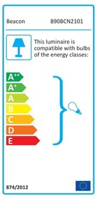 Zikzak Camlı Aplik fenyőfa falilámpa