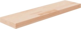 vidaXL kezeletlen tömör tölgyfa polclap 80x20x4 cm