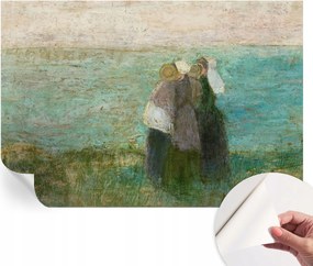 Matt öntapadós fotótapéta Falra Tengerparti tükröződés 152x104 cm