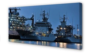 Canvas képek Hajók tengeri égbolt 100x50 cm