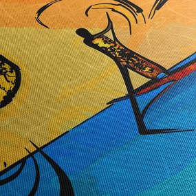 Egy ősi festmény képe (70x50 cm)