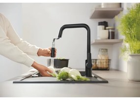 GROHE 306312430 - Mosogató csaptelep QUICKFIX START 362 mm fekete